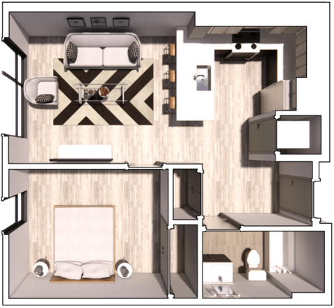 108 S. 1st St 1-2 Beds Apartment for Rent - Photo Gallery 17